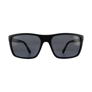 Lunettes de soleil Polo Ralph Lauren Square pour homme, noir gris polarisé