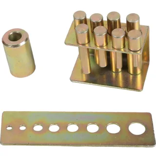KS Tools performance Druckdorn-Satz für Hydraulik-Werkstattpresse, 8-tlg - 160.1165