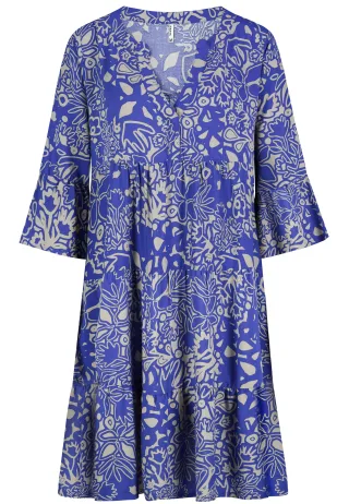 Authentic Style - RE9CIGt1cnphcm0gS2xlaWQ= flowers: lightning blue-string beige - Gr. - L