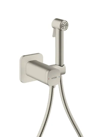 Hansgrohe Bidette Handbr. Axor Bidette Showers Mischwasser softsq. m.Schlauch1250mm edelstahl optik 29243800