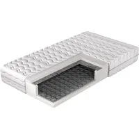 Bonnellfederkernmatratze Pronto, MIRJAN24, 17 cm hoch, (Bonellfederkern, Polyurethanschaumstoff), Beidseitig verwendbar, Federkernmatratze, Antiallergische Matratze