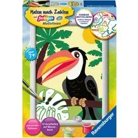 Ravensburger Malen nach Zahlen CreArt, Tukan im Dschungel, Made in Europe