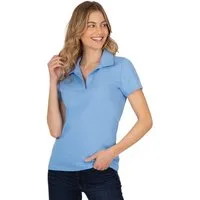 Trigema Poloshirt TRIGEMA Poloshirt ohne Knopfleiste (1-tlg)