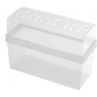 varivendo Brotkasten Knäckebrot-Box, Kunststoff, (Stück, 1-tlg., Knäckebrotbox), Knäckebrot Brotdose Aufbewahrungsbox