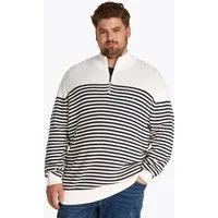 Tommy Hilfiger Big & Tall Troyer BT-RACKING STRUCTURE ZIP MOCK-B Große Größen, mit feiner Struktur