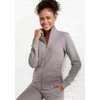 Bench. Loungewear Sweatjacke (1-tlg) mit bestickten Stehkragen, Loungeanzug