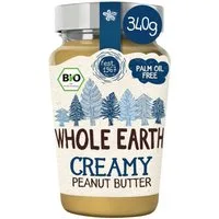 Whole Earth Nussaufstrich, Whole Earth Bio Peanut Butter Creamy Erdnussbutter Packung 340g