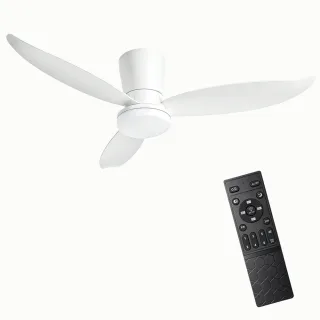 [EU Direct] BlitzWill® BW-CFL1 42" Ceiling Fan With Light Remote Control Dimmable CCT 6 Speeds Reversible DC Inverter Mo