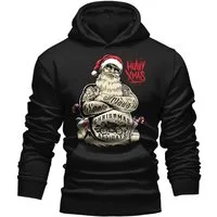 GASOLINE BANDIT® Kapuzensweatshirt Biker Racer Kapuzen-Hoodie zu Weihnachten - Heavy Xmas Print