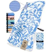 NirvanaShape Strandtuch Reise Handtuch Strandtuch XXL - Strandhandtuch, Mikrofaser Badetuch