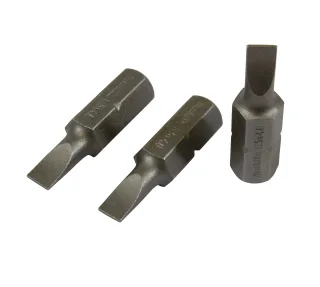 Makita Bit SL0.5x4,0, 3 Stück - SL0.5x4,0 - 25 mm - B-23519