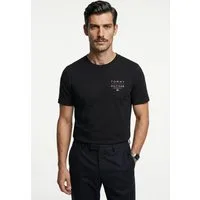 Tommy Hilfiger T-Shirt BRAND LOVE LEFT CHEST RWB TEE regular fit, Rundhals
