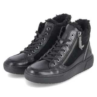 Remonte Wintersneaker - Gr. 36 - Schwarz - Leder & Textil