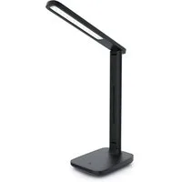 Brandson Schreibtischlampe, LED, Lederoptik, dimmbar, 3 Helligkeitsstufen, 3 Farbtemperaturen