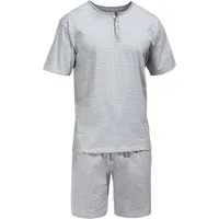 Erwin Müller Pyjama Herren-Shorty Single-Jersey Streifen