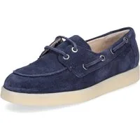 SIOUX Sioux Damen Mokassin Melosana-700 dunkelblau Slipper