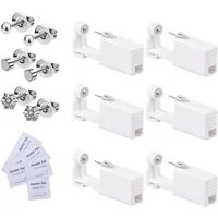 LuxusKollektion Piercing-Set Ohrlochstechpistole Einweg Steril Piercing Kit Ohr Drei Formen silber
