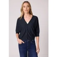 STREET ONE Strickjacke mit V-Ausschnitt