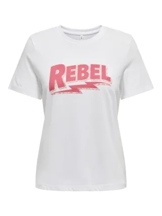 ONLY - T-Shirt - Onlhenny weiß - Gr. - S