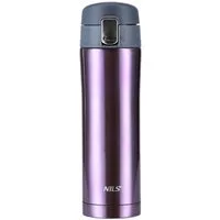 Nils Thermobecher Thermoflasche Trinkflasche 500ml mit Auslaufsicherung, isolierend und mit Auslaufsicherung