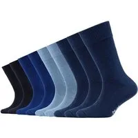 s.Oliver Socken essentials (9-Paar) mit weichem Bund