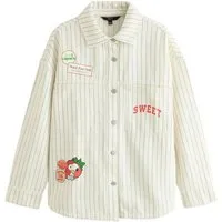 Next Jeansbluse Lizenziertes Relaxed Fit Jeanshemd, Snoopy (1-tlg)