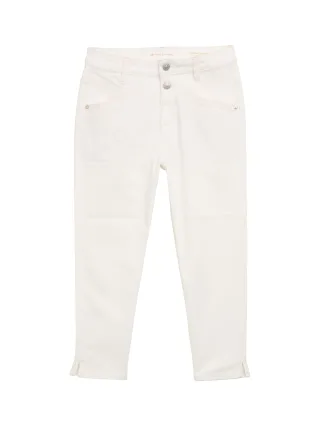 Tom Tailor - TTKATE SLIM CAPRI Jeans whisper white - Gr. - 36