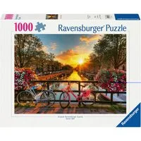 Ravensburger Puzzle Fahrräder in Amsterdam, 1000 Puzzleteile, Made in Germany