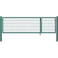 HOME DELUXE Gartentor Doppelflügel Gartentor ADITUS - Grün