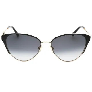 Kate Spade Dunkelgraue SF-Linsen-Schwarzdetail-Gold-Sonnenbrille