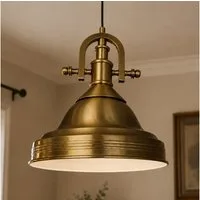 Bamyum Pendelleuchte Asletl Hängelampe Industrial aus Metall Ø40 cm, Pendelleuchte Esstisch, Matrose, ohne Leuchtmittel