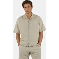 PEGADOR Kurzarmshirt Libco Structured Knit Shirt Materialmix, regular fit