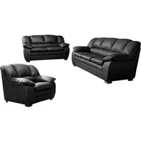 COTTA Polstergarnitur Casino, Sofa Set, 3-2-1 Sitzer, Wohnzimmer Garnitur, (Set, 3-tlg), Sessel, 2-Sitzer, 2,5-Sitzer, hohe Rückenlehne