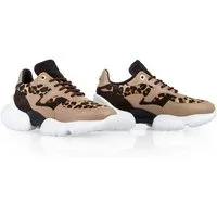 Marc Cain Ledersneaker mit Leo-Highlights Slipper