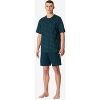 Schiesser Pyjama Comfort Essentials (2 tlg) Schlafanzug, Pyjama Set, Nachtwäsche