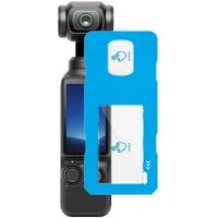 Wigento Displayschutzglas Schutzglas Linsenfolie für DJI Osmo Pocket 4 Hartglas mit Anbringhilfe für DJI Osmo Pocket 4, Kompakt, Leicht, Passgenau, Kratzhemmend, Selbstpositionierend