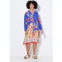 Angel of Style Jerseykleid Midikleid Allover-Muster Langarm