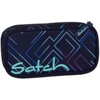 Satch Federmäppchen Schlamperbox, (2-tlg), inklusive Geodreieck und Stundenplan
