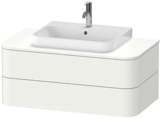 Duravit Happy D.2 Plus Konsolenwaschtischunterbau wandhängend Weiß Seidenmatt 1000x550x408 mm - HP49 HP4961036360010