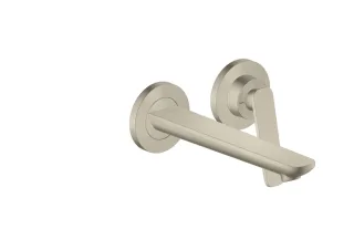 Hansgrohe 2-Loch WTA Wand Unterputz Axor Citterio C mit Auslauf 195 mm brushed nickel, 49110820 49110820