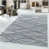 Ayyildiz Teppiche Teppich PISA 4706, rechteckig, Höhe: 20 mm, Läufer, rund, Hoch Tief Struktur, Wohnzimmer,Schlafzimmer