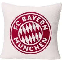 FC Bayern München Kopfkissen FC Bayern München Dekokissen mit Füllung und Bezug (Weiß)
