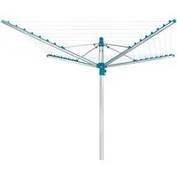 Leifheit Wäschespinne Wäscheschirm Linomatic 500 Easy, 50m Leinenlänge, Leinenautomatik, Easy-Lift-System, Bodenhülse