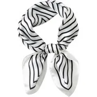 Zaewry Seidentuch Stirnband Quadratischer Haar-Bandanas-Schal für Damen