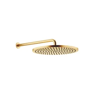 Dornbracht Regenbrause mit Wandanbindung SERIENSPEZIFISCH 28659970 Gold gebürstet (PVD),28659970-37 28659970-37