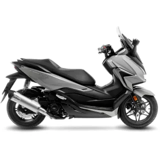% % Sport Auspuff  EURO-5 LeoVince LV One EVO Edelstahl Honda Forza 350 Bj.2021-2024 eintragungsfrei