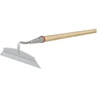 IDEALSPATEN Gartenhacke, 16 cm Arbeitsbreite, Dänische Rübenhacke mit Stiel Arbeitsbreite