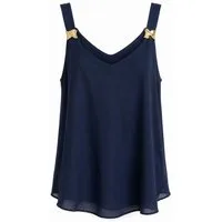 ITALY VIBES Trägertop - elegantes Ärmelloses Shirt - sommerliches Damen Top ONE SIZE, passend von Größe S bis XL