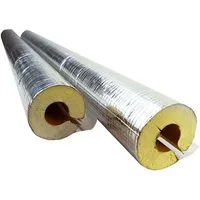Scorprotect® Steinwolle Alu PUR Rohrisolierung mit Gewebemantel selbstklebend