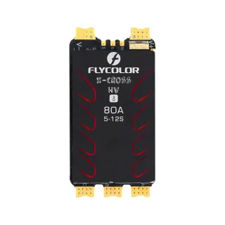 Flycolor X-Cross HV3 80A 5-12S Blheli_32 DSHOT1200 Brushless ESC for RC FPV Racing Drones